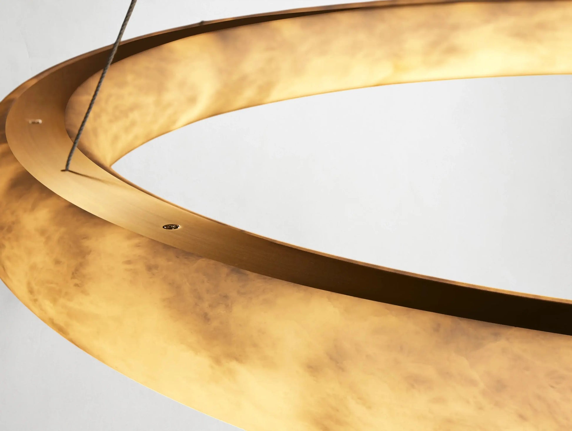 Hamary Round Alabaster Chandelier ARDENEL