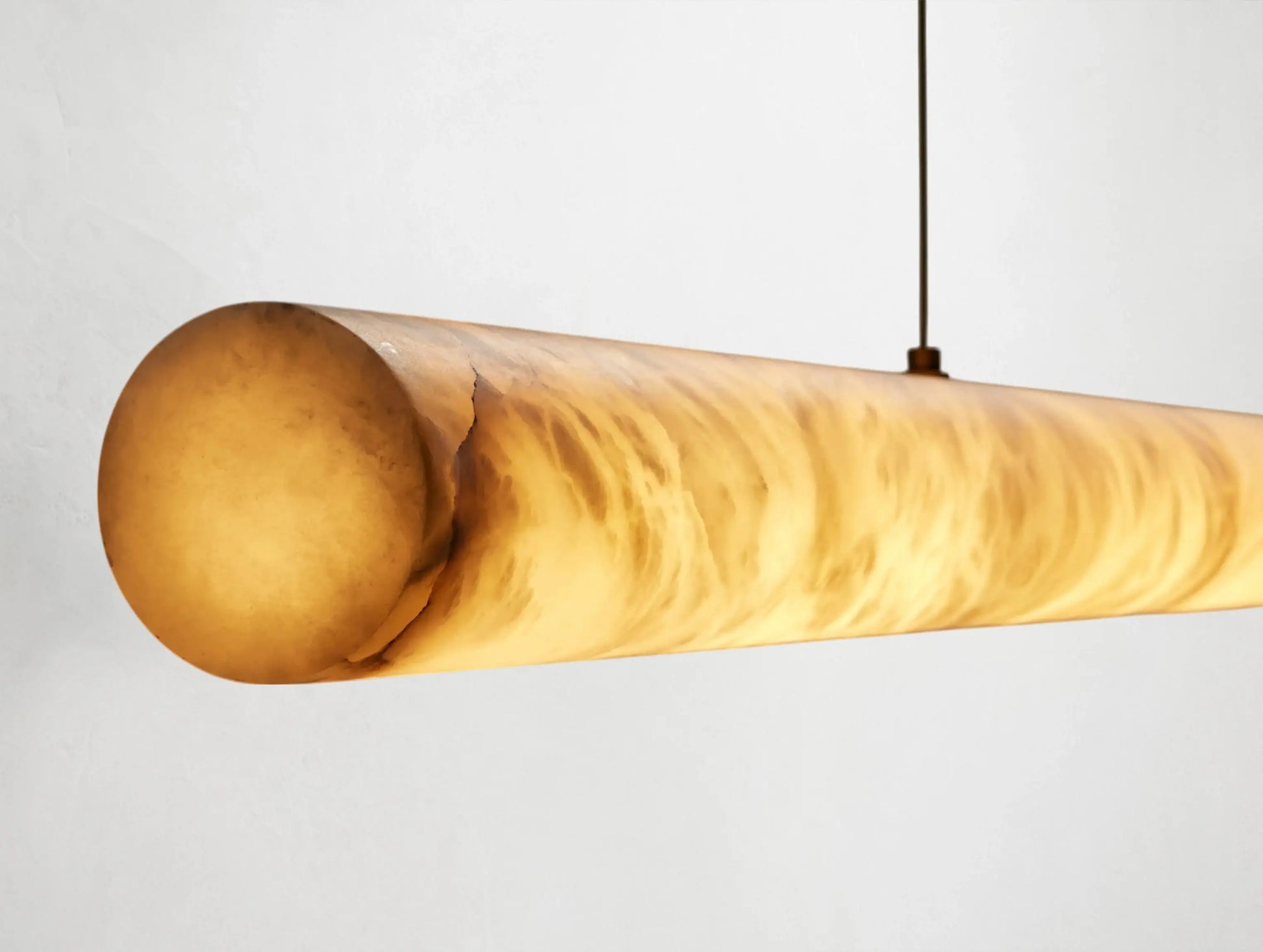 Hamary Chiseled Linear Alabaster Chandelier ARDENEL