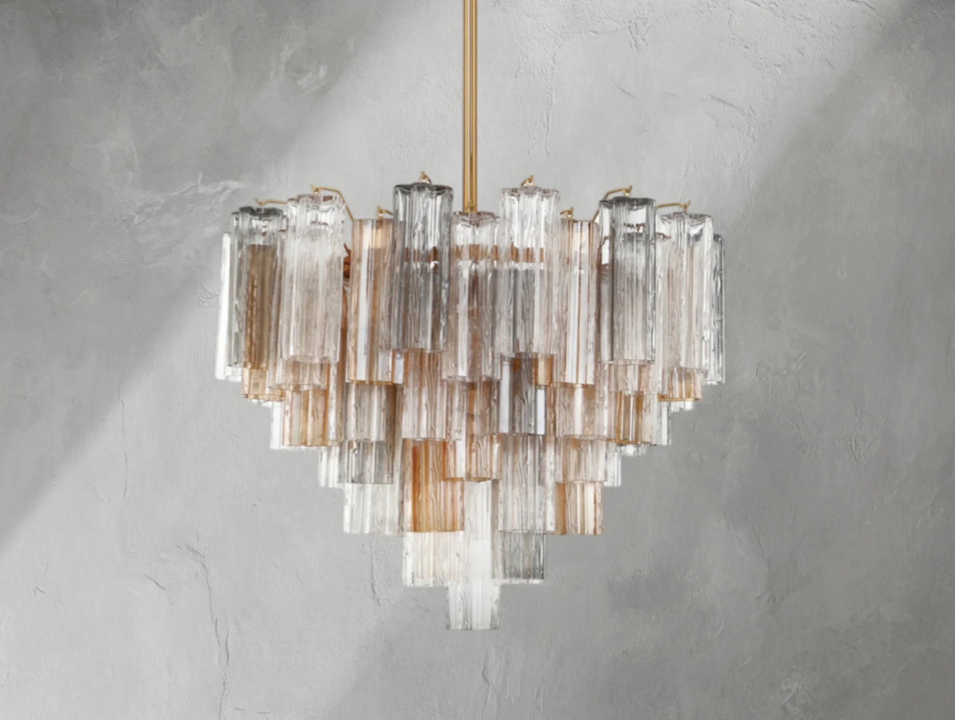 Adois Glass Multi-layer Round Chandelier - ARDENEL