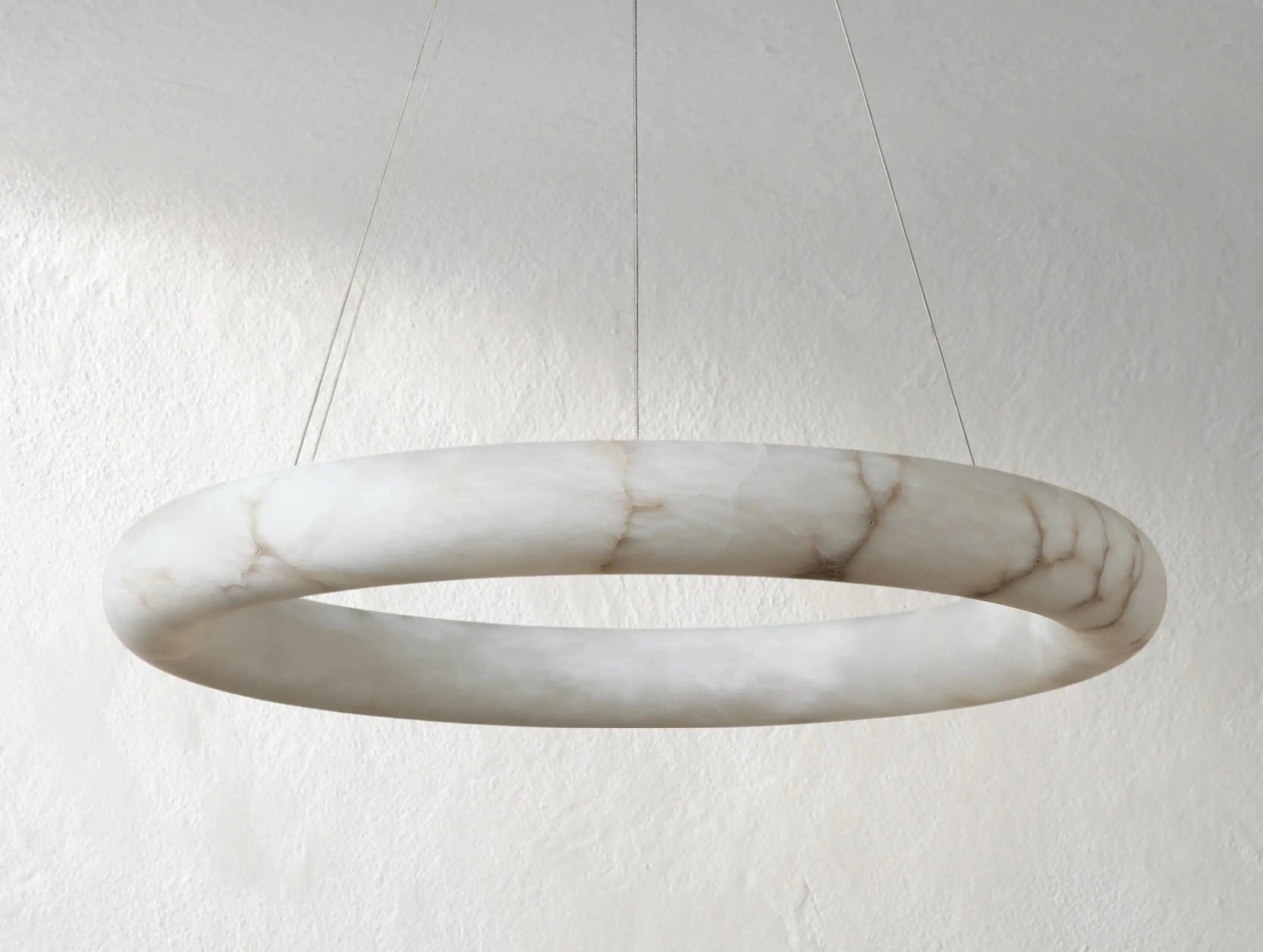 Hamary Round Alabaster Chandelier ARDENEL