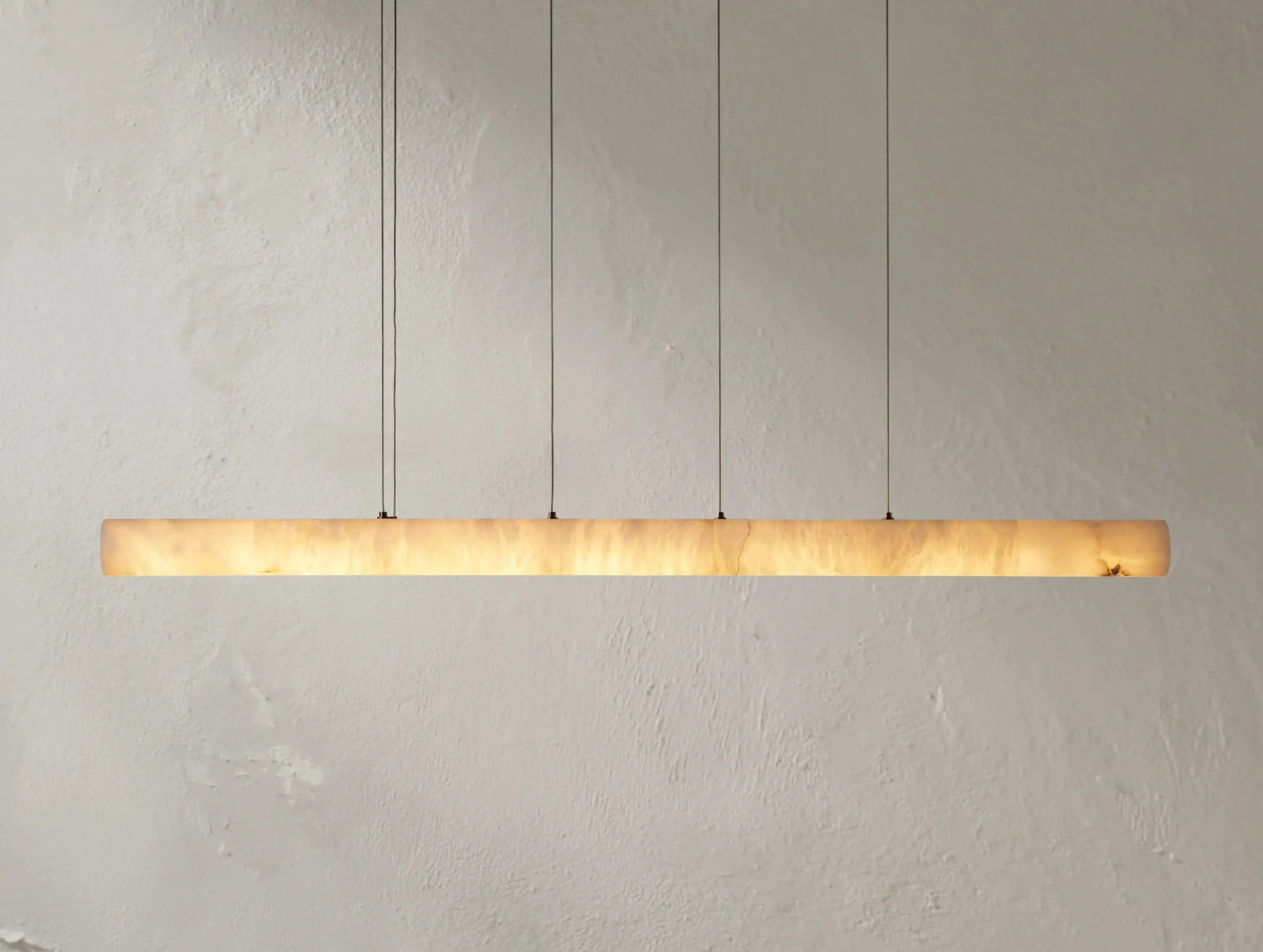 Hamary Chiseled Linear Alabaster Chandelier ARDENEL