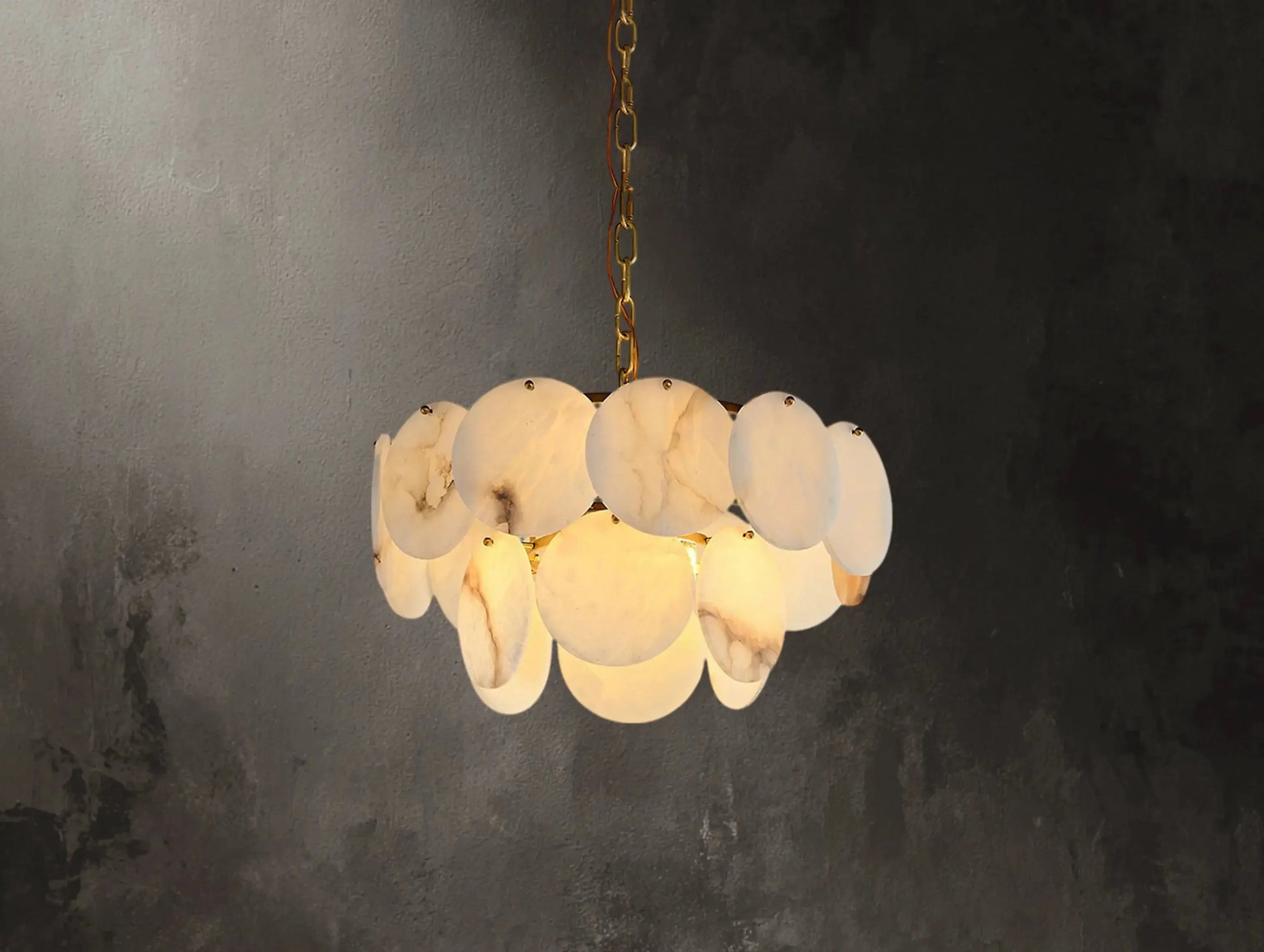 Lunaria Alabaster Chandelier ARDENEL