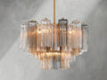 Adois Glass Tiered Round Chandelier - ARDENEL