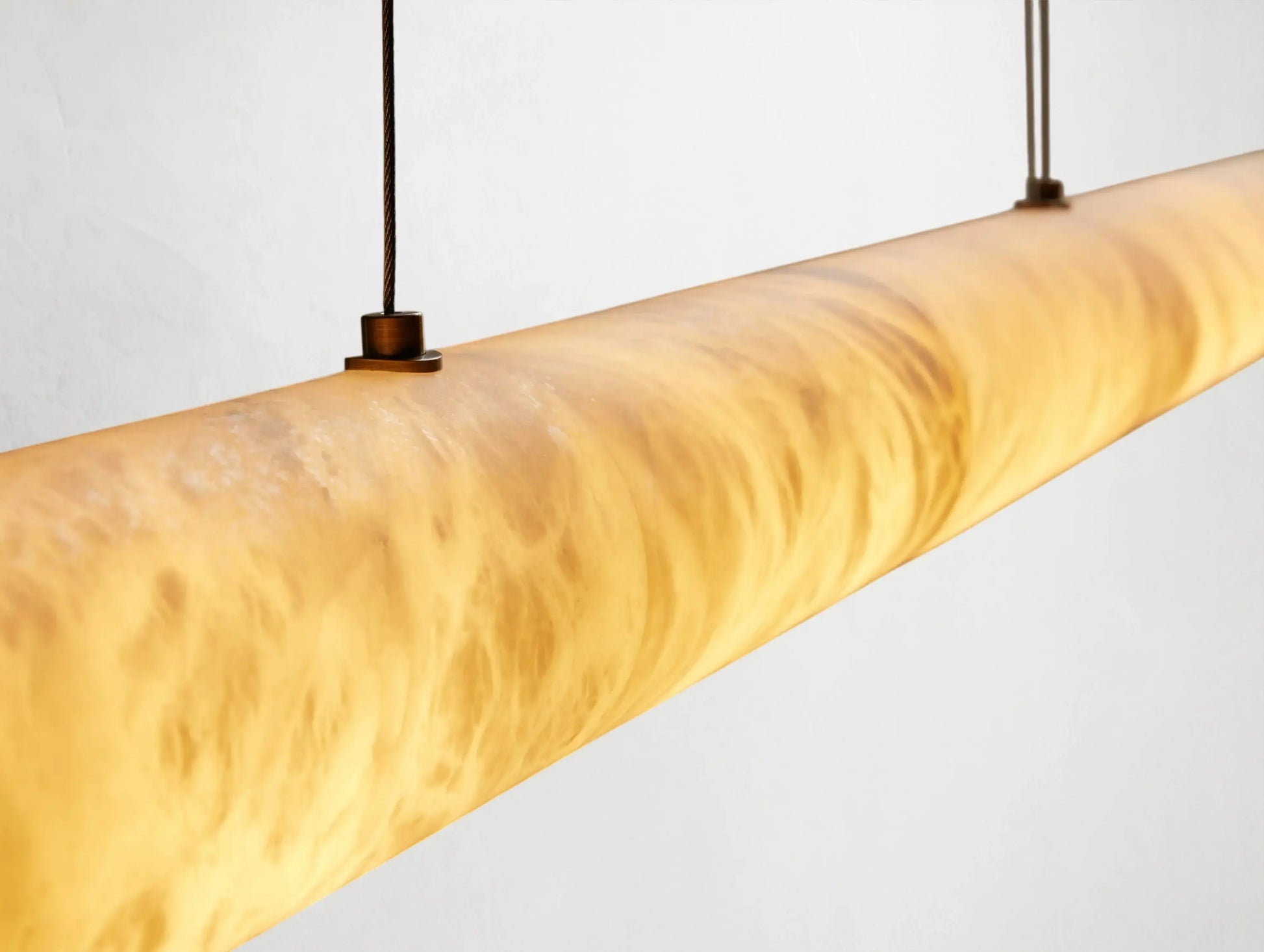 Hamary Chiseled Linear Alabaster Chandelier ARDENEL