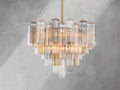 Adois Glass Multi-layer Round Chandelier - ARDENEL