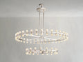 Gearra LED Round Two-Tier Chandelier ARDENEL