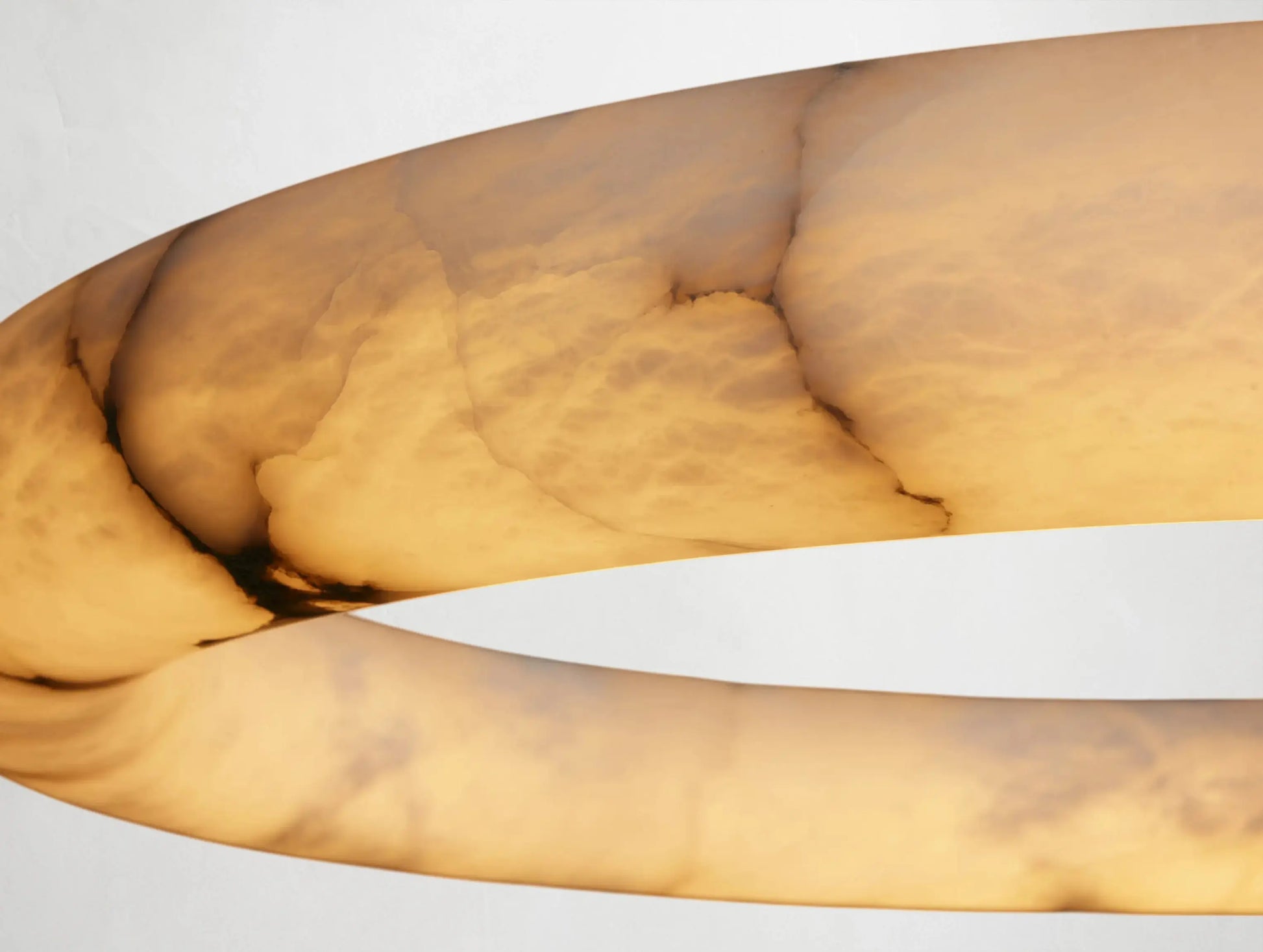 Hamary Round Alabaster Chandelier ARDENEL