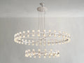 Gearra LED Round Two-Tier Chandelier ARDENEL