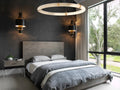 Nivara loop Alabaster Chandelier ARDENEL