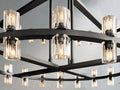 Gearra LED Round Two-Tier Chandelier ARDENEL