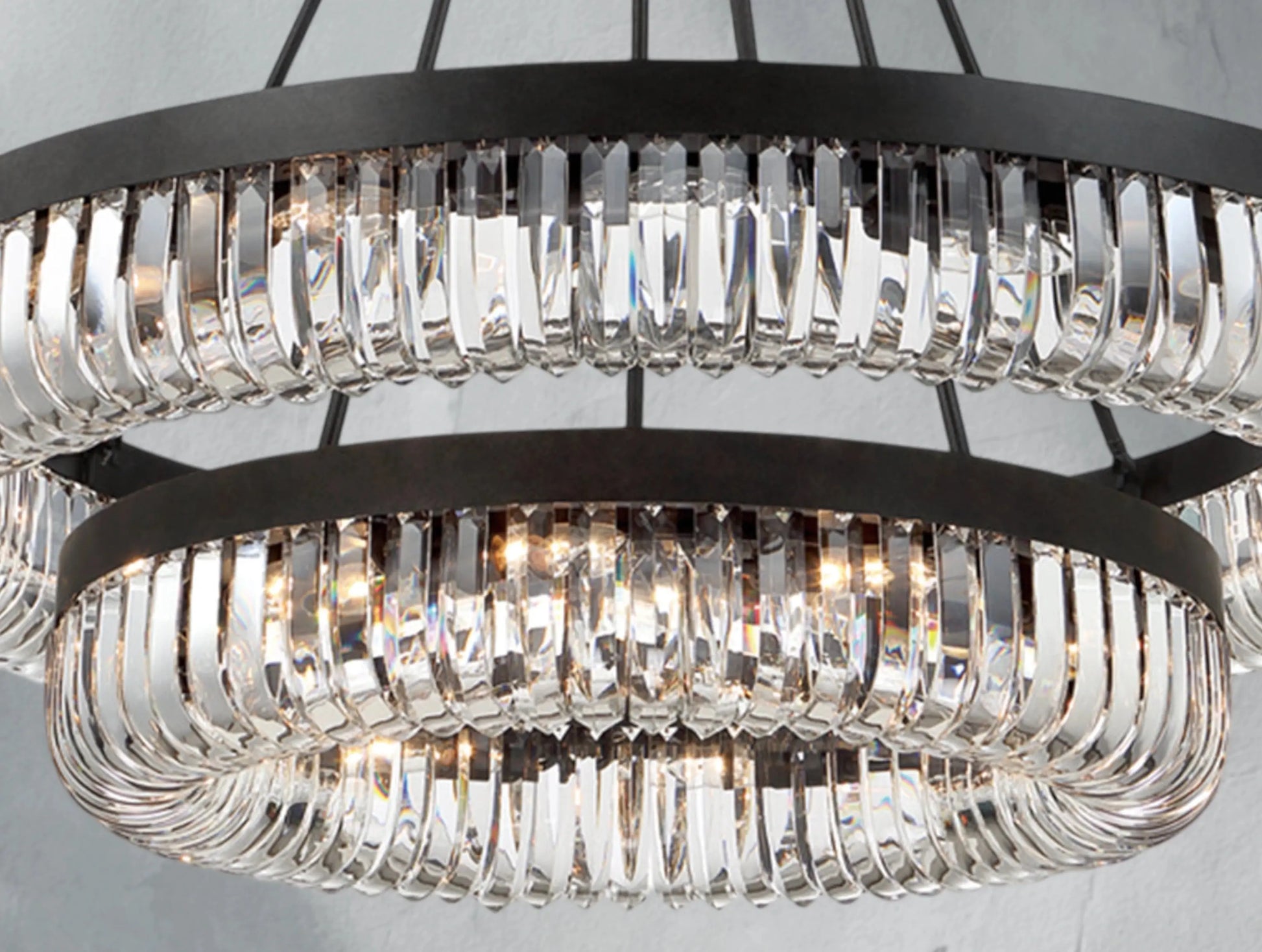 Schlery Two-Tier Round Chandelier ARDENEL