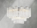 Adois Glass Tiered Round Chandelier - ARDENEL