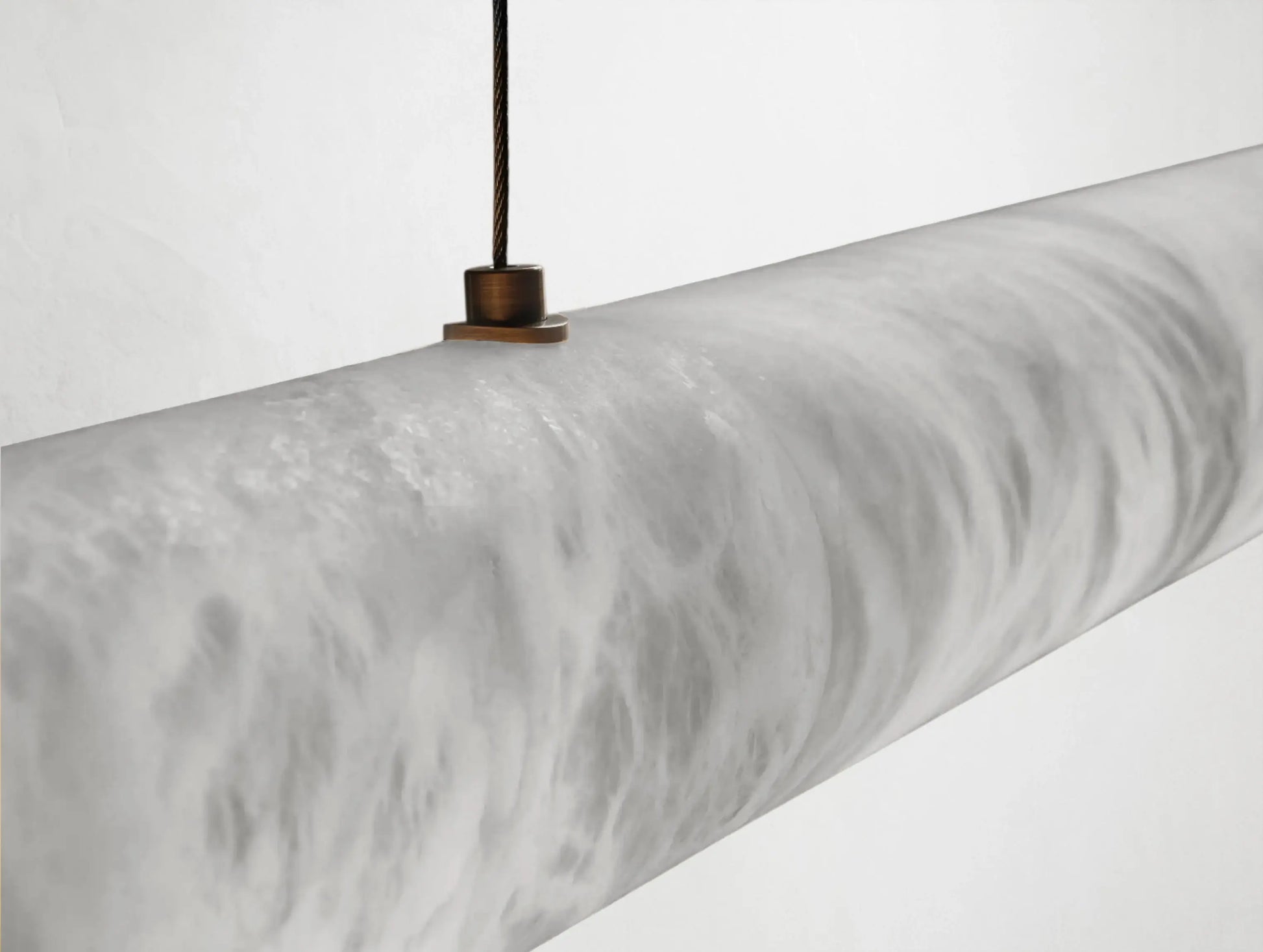 Hamary Chiseled Linear Alabaster Chandelier ARDENEL