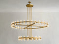 Gearra LED Round Two-Tier Chandelier ARDENEL