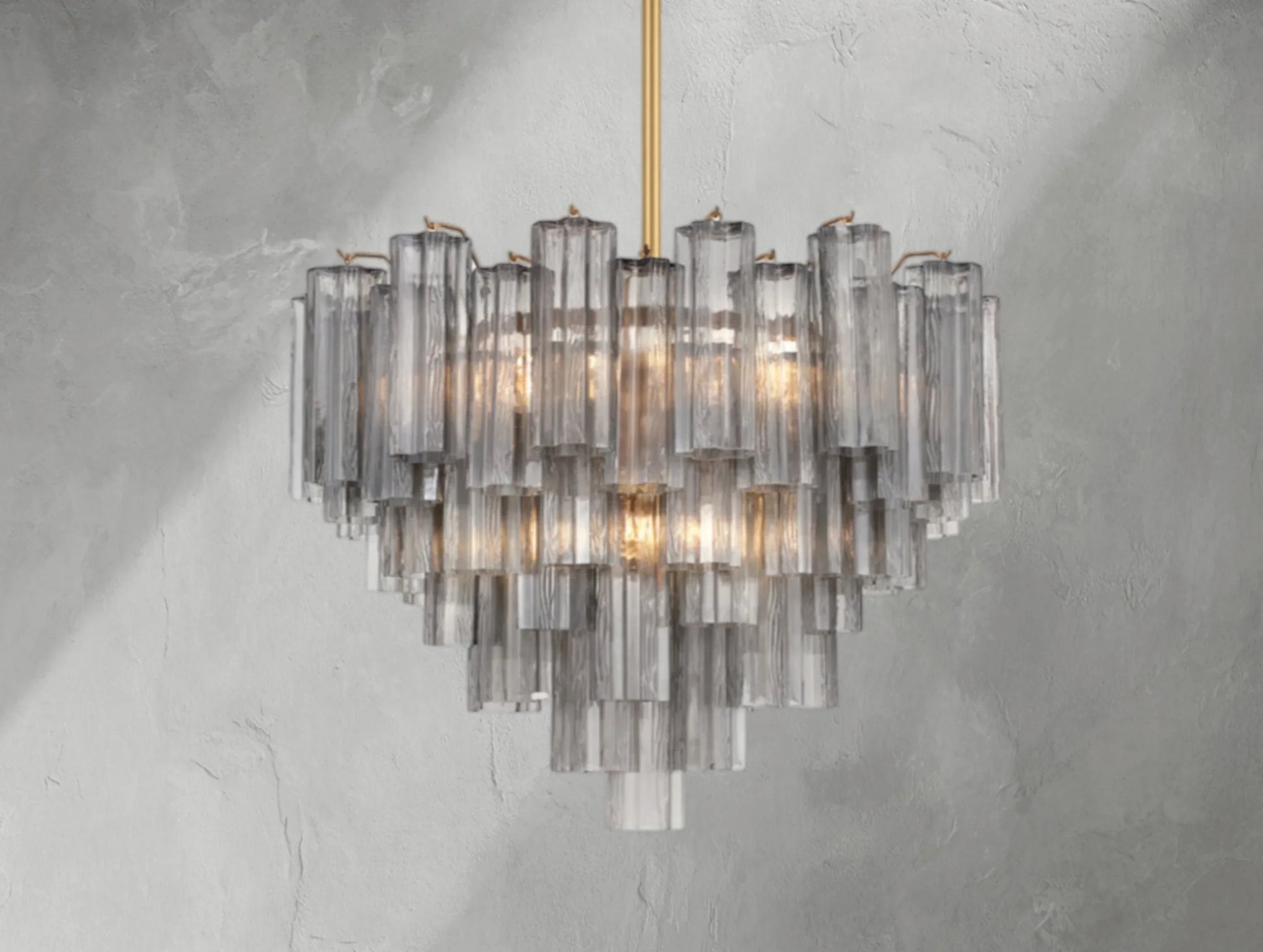 Adois Glass Multi-layer Round Chandelier - ARDENEL