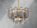 Adois Glass Tiered Round Chandelier - ARDENEL