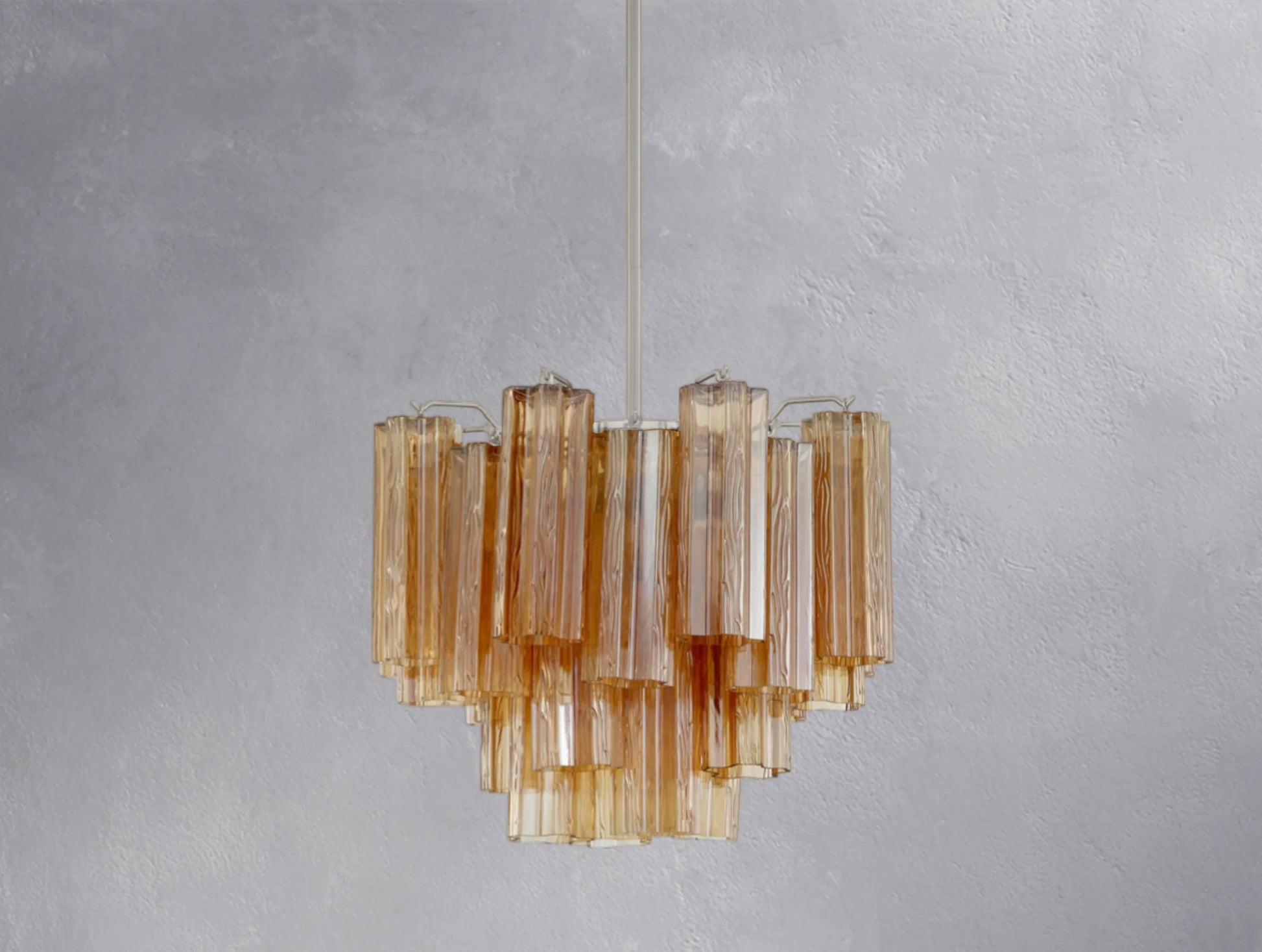 Adois Glass Tiered Round Chandelier - ARDENEL
