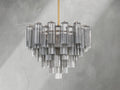 Adois Glass Multi-layer Round Chandelier - ARDENEL