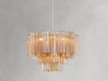 Adois Glass Tiered Round Chandelier - ARDENEL