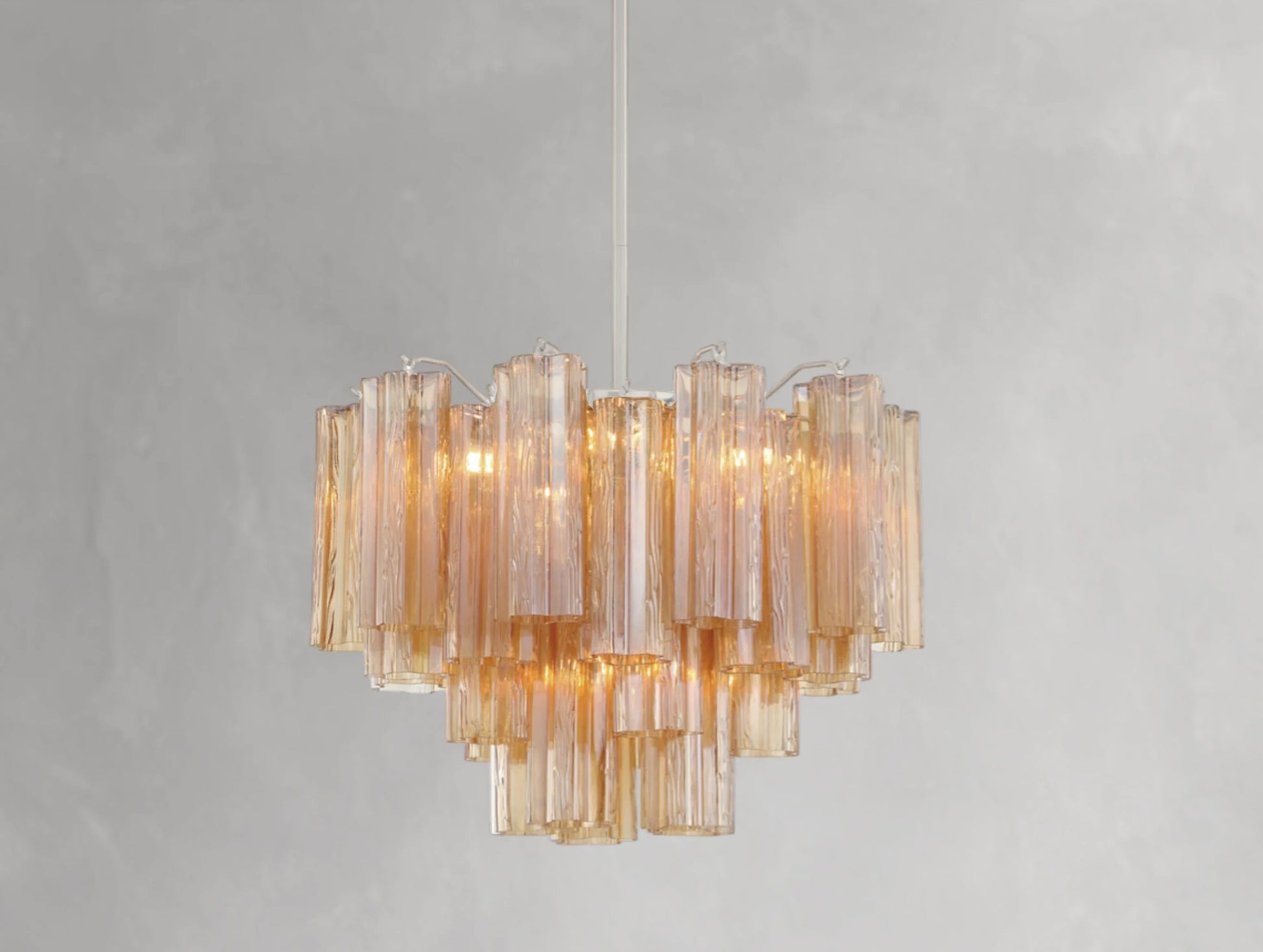 Adois Glass Tiered Round Chandelier - ARDENEL
