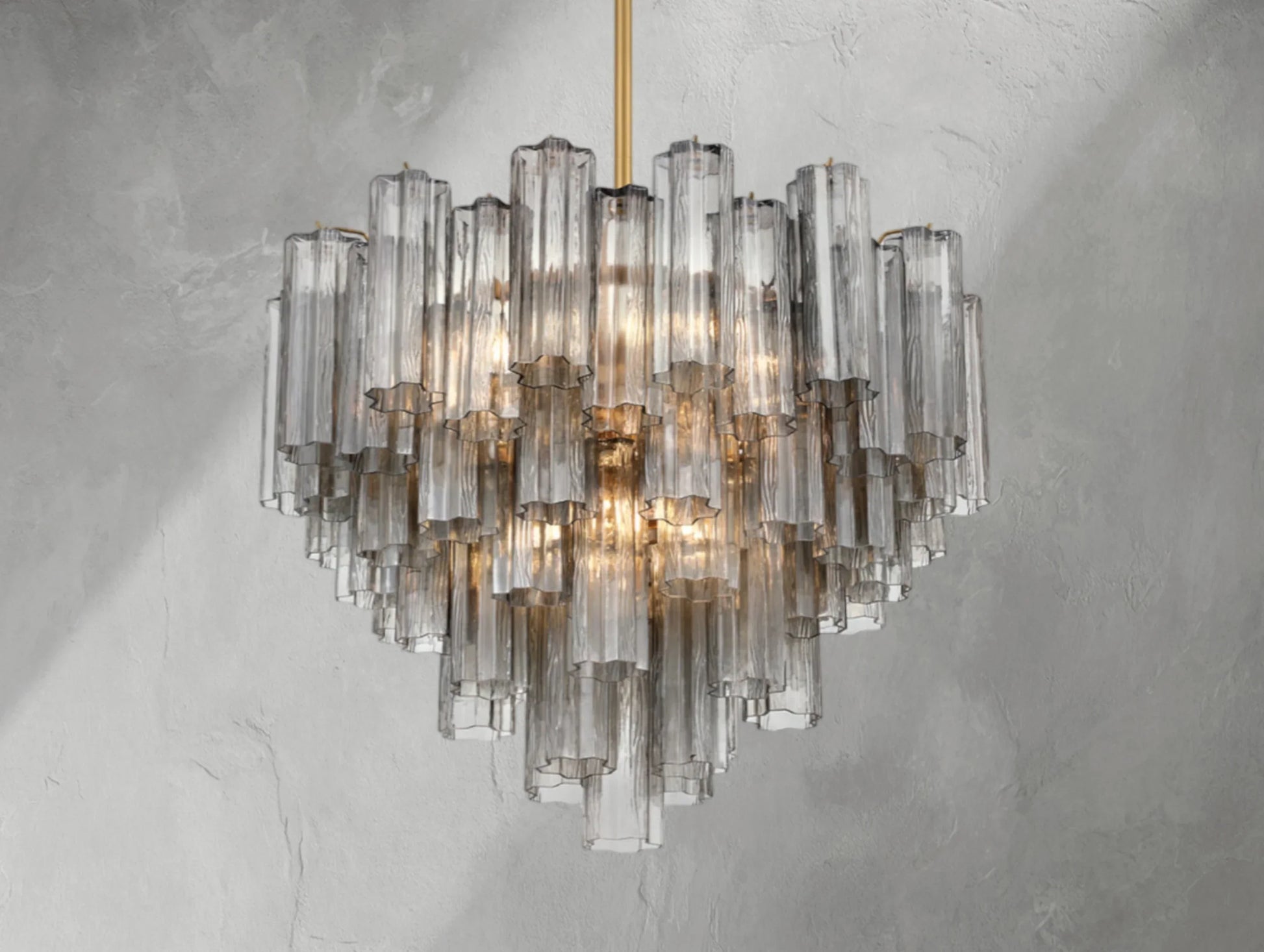 Adois Glass Multi-layer Round Chandelier - ARDENEL