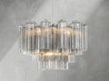 Adois Glass Tiered Round Chandelier - ARDENEL