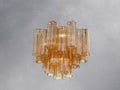 Adois Glass Tiered Round Chandelier - ARDENEL
