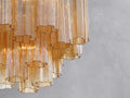 Adois Glass Tiered Round Chandelier - ARDENEL