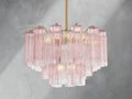 Adois Glass Tiered Round Chandelier - ARDENEL