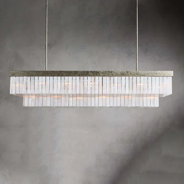Cameron Rectangular Selenite Chandelier