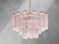 Adois Glass Tiered Round Chandelier - ARDENEL