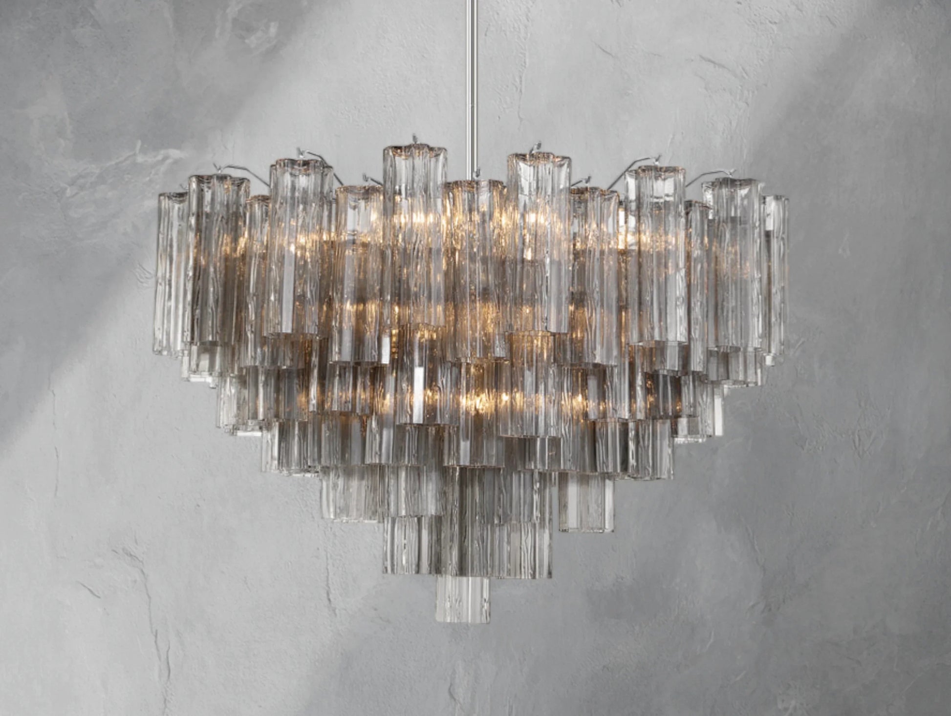 Adois Glass Multi-layer Round Chandelier - ARDENEL