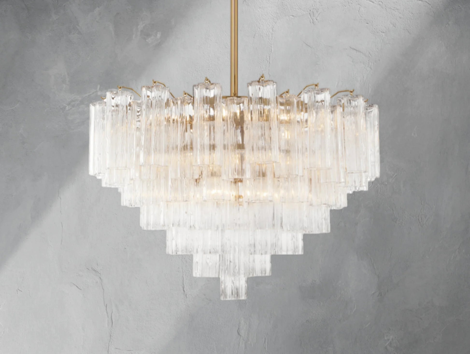Adois Glass Multi-layer Round Chandelier - ARDENEL