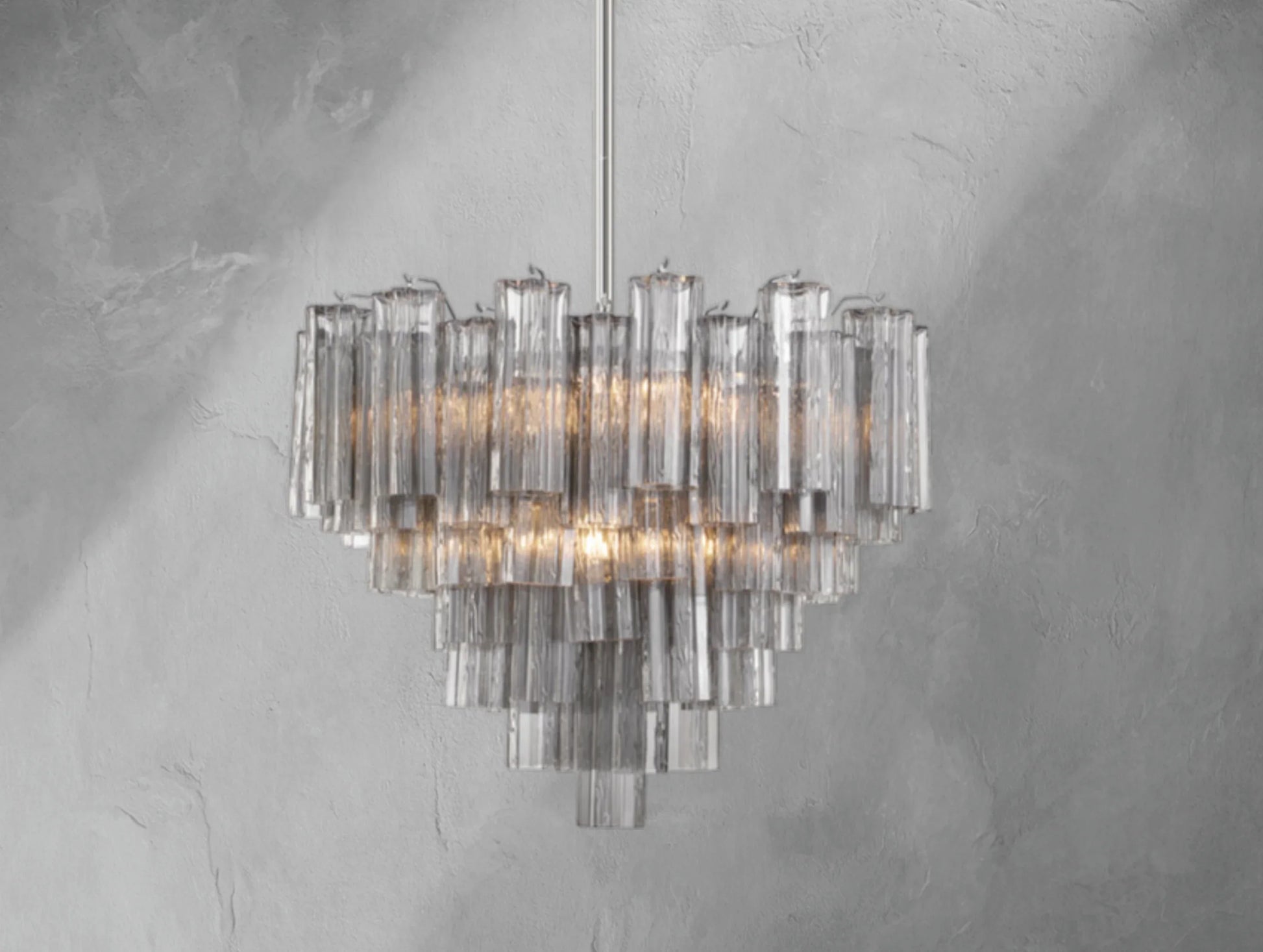 Adois Glass Multi-layer Round Chandelier - ARDENEL