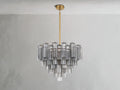 Adois Glass Multi-layer Round Chandelier - ARDENEL