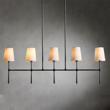 Rhodes Linear Chandelier 5 Light / 6 Ligth