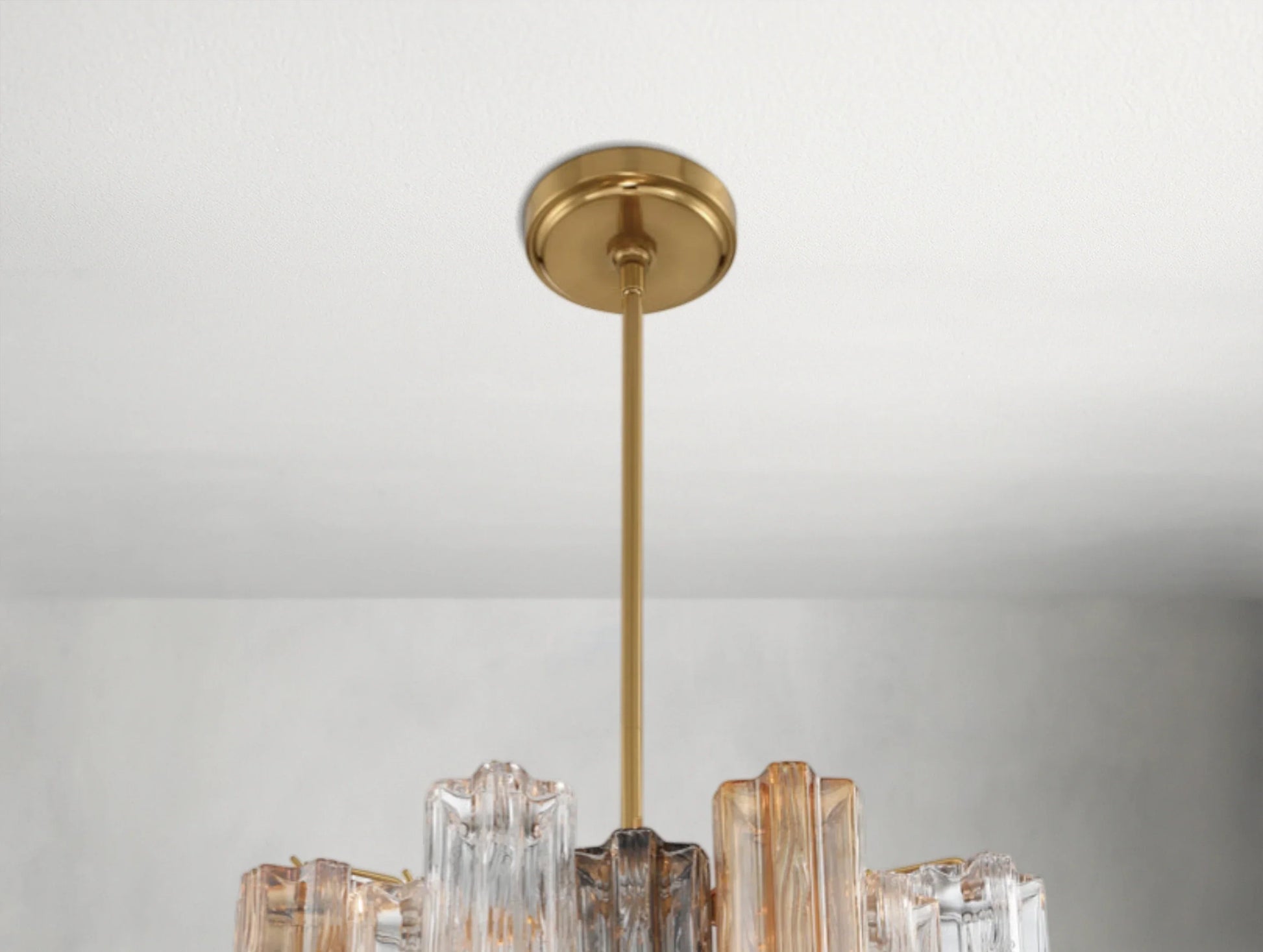 Adois Glass Tiered Round Chandelier - ARDENEL