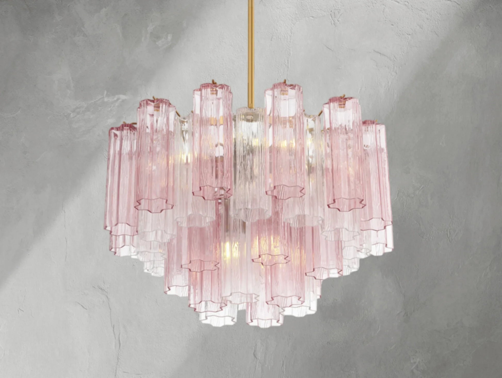 Adois Glass Tiered Round Chandelier - ARDENEL