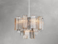 Adois Glass Tiered Round Chandelier - ARDENEL
