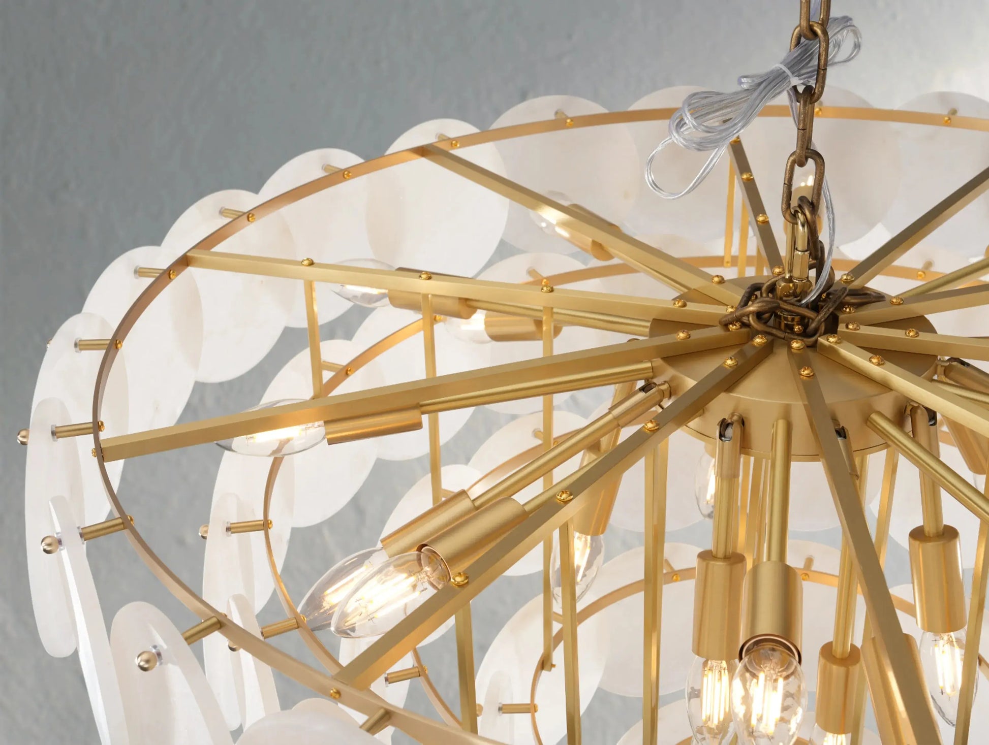 Lunaria Alabaster Chandelier ARDENEL