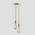 Soltaire Crystal Pendant 1 light 2 lights - Yovalighting