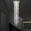 chandelier,chandeliers,branch,staircase,pendants,foyer,spiral staircase,two-story foyer,tassel crystal, k9 crystal,crystal chandelier
