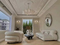 silk, creative, hand-made, chandelier, living room, bedroom, white, innocent, French, cream, cloud, comfortable