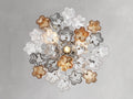 Adois Glass Tiered Round Chandelier - ARDENEL