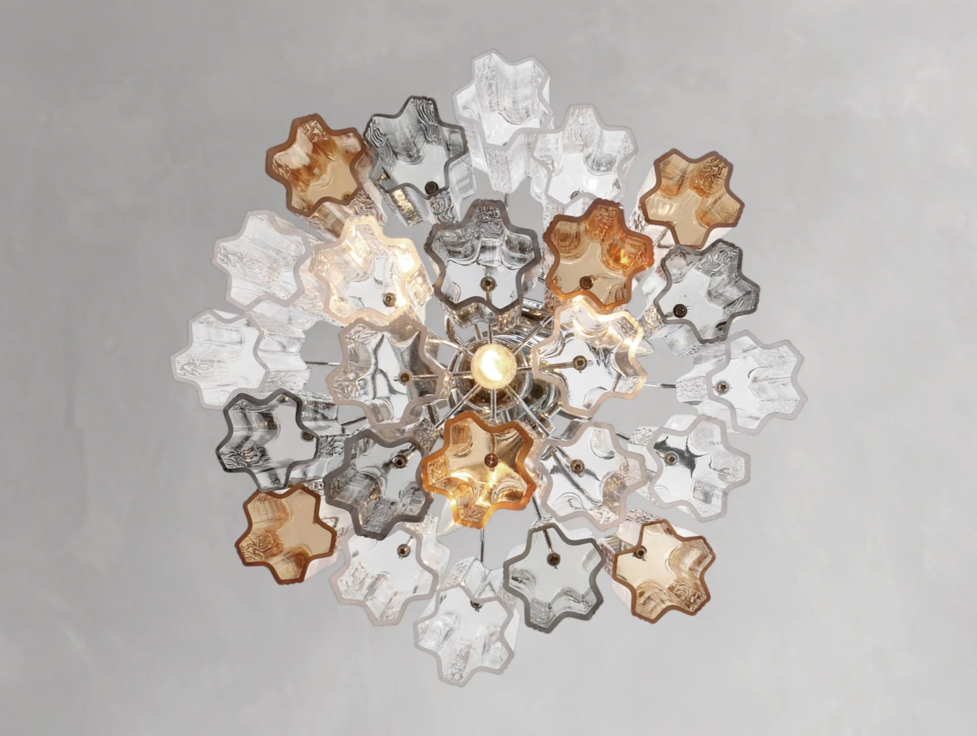 Adois Glass Tiered Round Chandelier - ARDENEL
