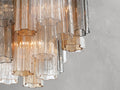 Adois Glass Tiered Round Chandelier - ARDENEL