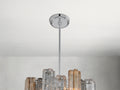 Adois Glass Tiered Round Chandelier - ARDENEL