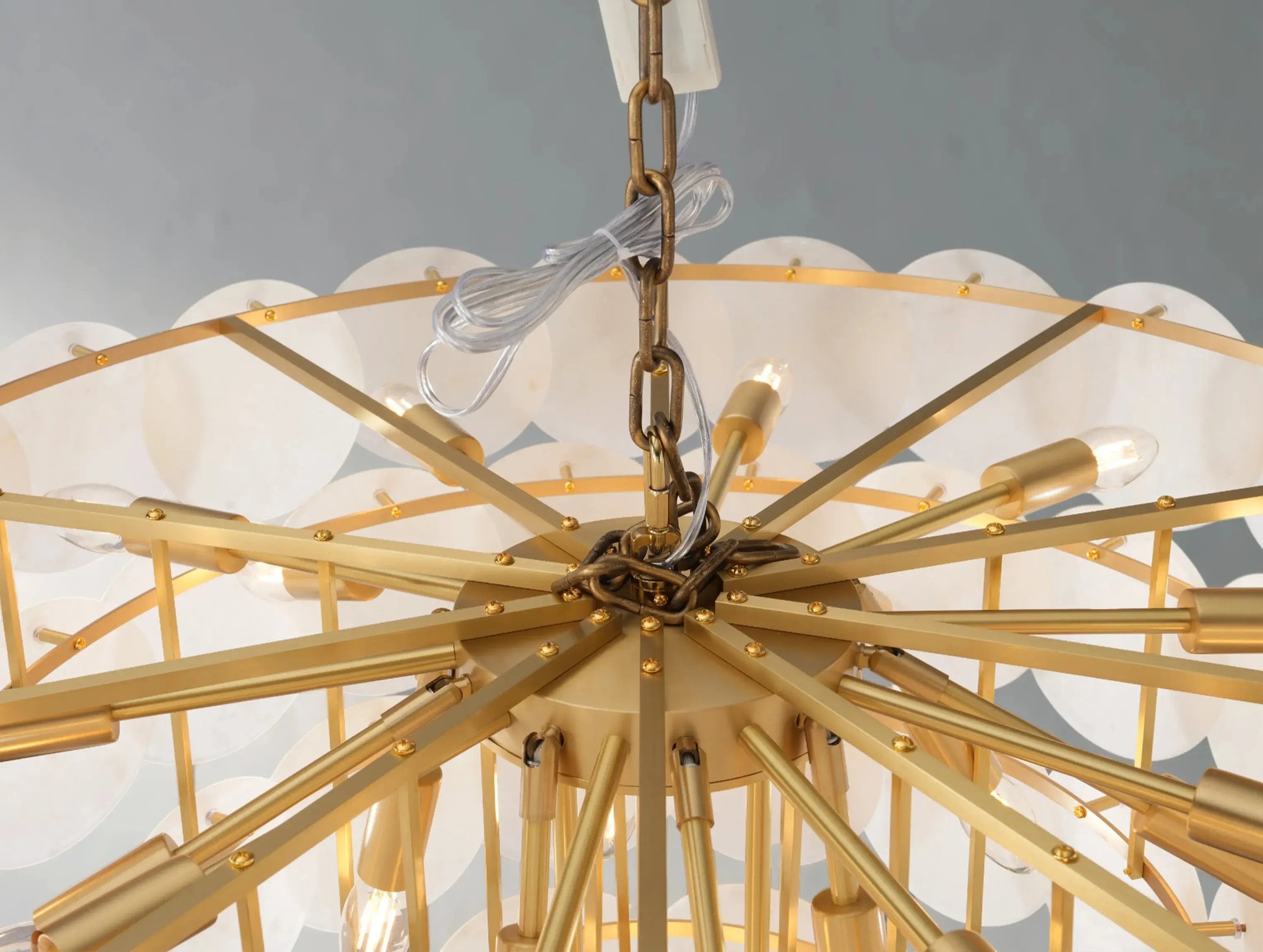 Lunaria Alabaster Chandelier ARDENEL