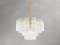 Adois Glass Tiered Round Chandelier - ARDENEL