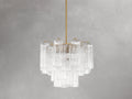 Adois Glass Tiered Round Chandelier - ARDENEL